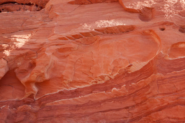 istock Red Rock face texture in Valley of Fire 914925966