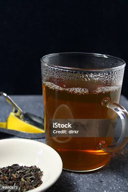 Tea Stock Photo - Download Image Now - Black Background, Black Tea, Close-up