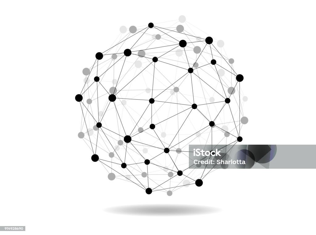 Vector wireframe connecting earth sphere. Vector wireframe connecting earth sphere. Globe connection concept. Globe structure connect, illustration of globe network Connection stock vector