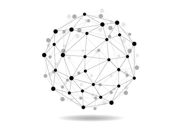 Vector wireframe connecting earth sphere. Vector wireframe connecting earth sphere. Globe connection concept. Globe structure connect, illustration of globe network h2o model stock illustrations