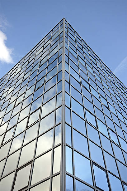 istock Detail office building made from glass 91493033