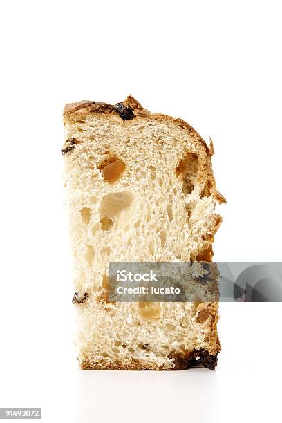 Panettone Slice Stock Photo - Download Image Now - Panettone, Slice of Food, Cut Out