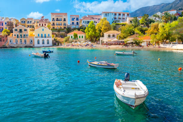 istock Cephalonia Island Greece Assos Village 914932578