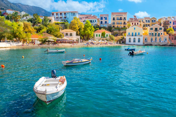 istock Cephalonia Island Greece Assos Village 914932624