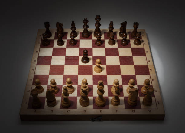 Opening Chess Photo Chess Pieces Position Stock Photo 2343348127