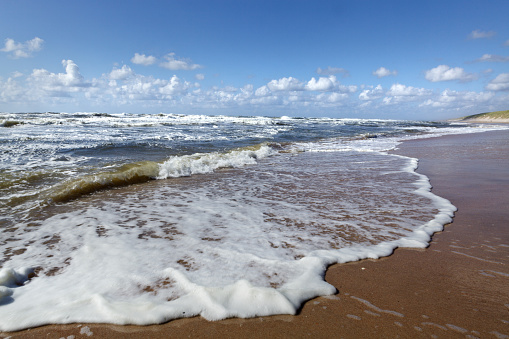 Coast: Waves Breaking on the Beach