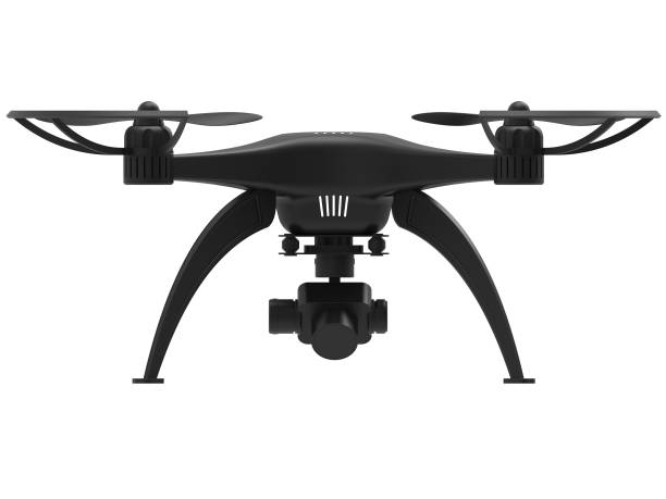 istock 3d illustration of a drone on a white background 914937226