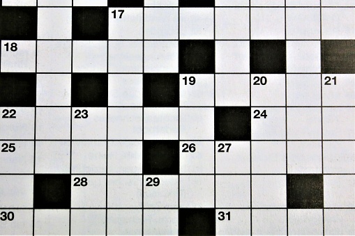 An concept Image of a crossword puzzle