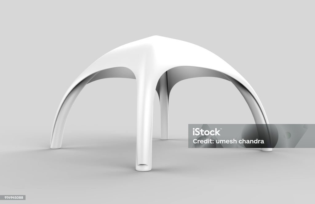 Alert naam Grote waanidee Pop Up Dome Spider Inflatable Advertising Arch White Blank Tent 3d Render  Illustration Stock Photo - Download Image Now - iStock
