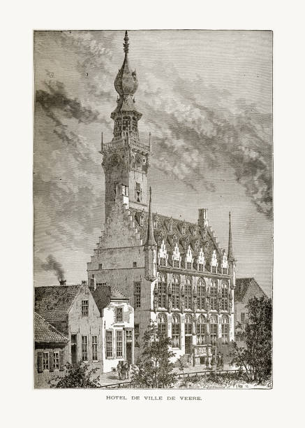 istock De Ville De Veere Hotel, Zierkzee, Netherlands, Circa 1887 914945548