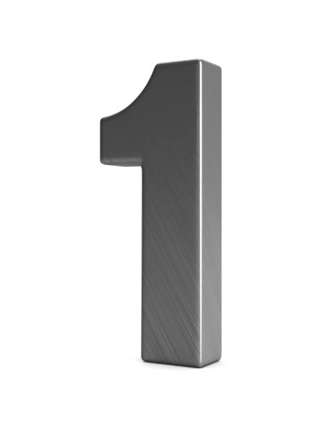 istock Number one on white background. Isolated 3D illustration 914945604