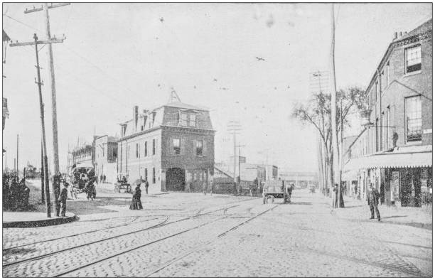 istock Antique photograph of Boston, Massachusetts, USA: Broadway Extension 914949904