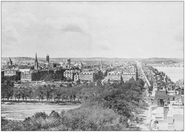 istock Antique photograph of Boston, Massachusetts, USA 914952726