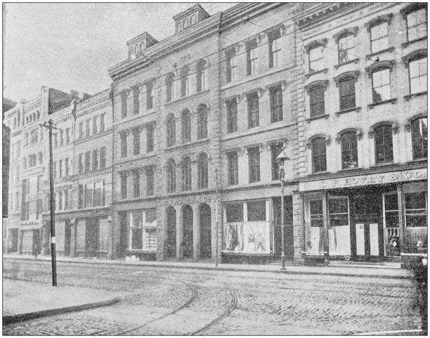 istock Antique photograph of Boston, Massachusetts, USA 914960980