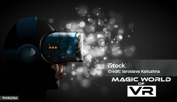Vector Young Pretty Woman Wearing Virtual Reality Headset 3d Glasses Game Anime Movie Style Character For Vector Young Pretty Woman Wearing Virtual Reality Headset 3d Glasses Game Anime Movie Style Character For