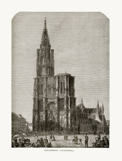 istock Strasburg Cathedral, Strasbourg Cathedral, Strasburg, Strasbourg, Germany, Circa 1887 914966320