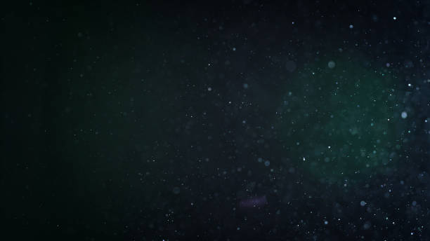 real backlit dust particles with real lens flare