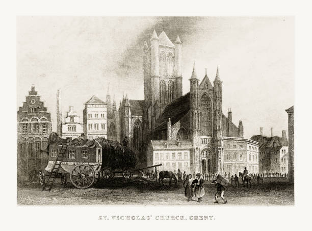 istock St. Nicholas’ Church in Ghent, Belgium Circa 1887 914973290