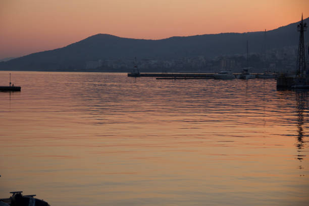 istock Sunset views from Aegean Sea 914974216