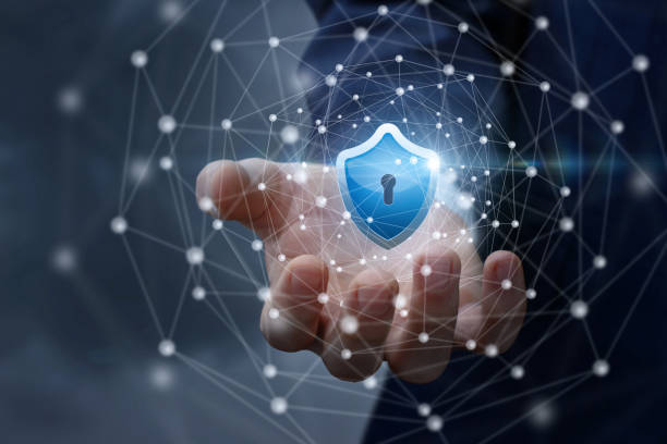 istock Hand shows the shield of protection. 914983308
