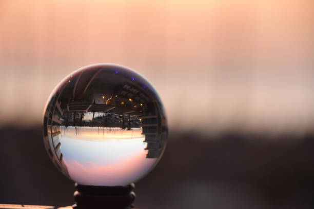 istock Herzliya Marina through a crystal ball 914985636