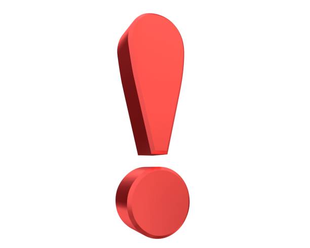 istock exclamation mark 3d red exclamation point warning sign symbol icon isolated on white background 914985710