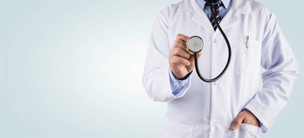 Doctor hand holding a stethoscope