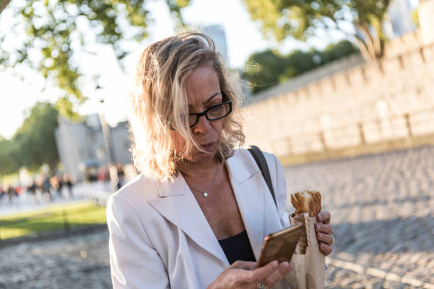 istock Businesswoman During Coffee Break 914990290