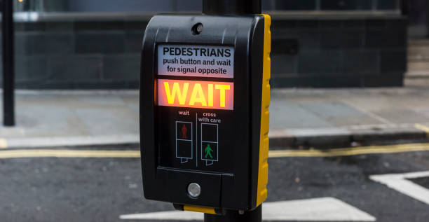 istock Traffic light in wait mode at London 914990352