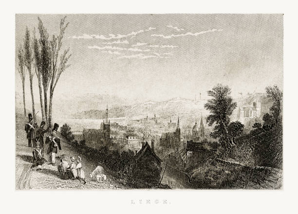 istock View of Liege, Belgium Circa 1887 914990442