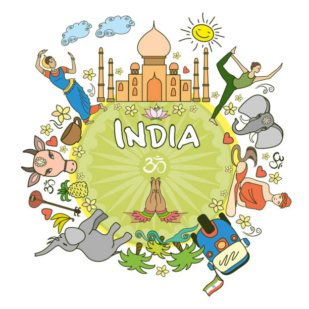 willkommen in indien - cobra people india snake stock-grafiken, -clipart, -cartoons und -symbole