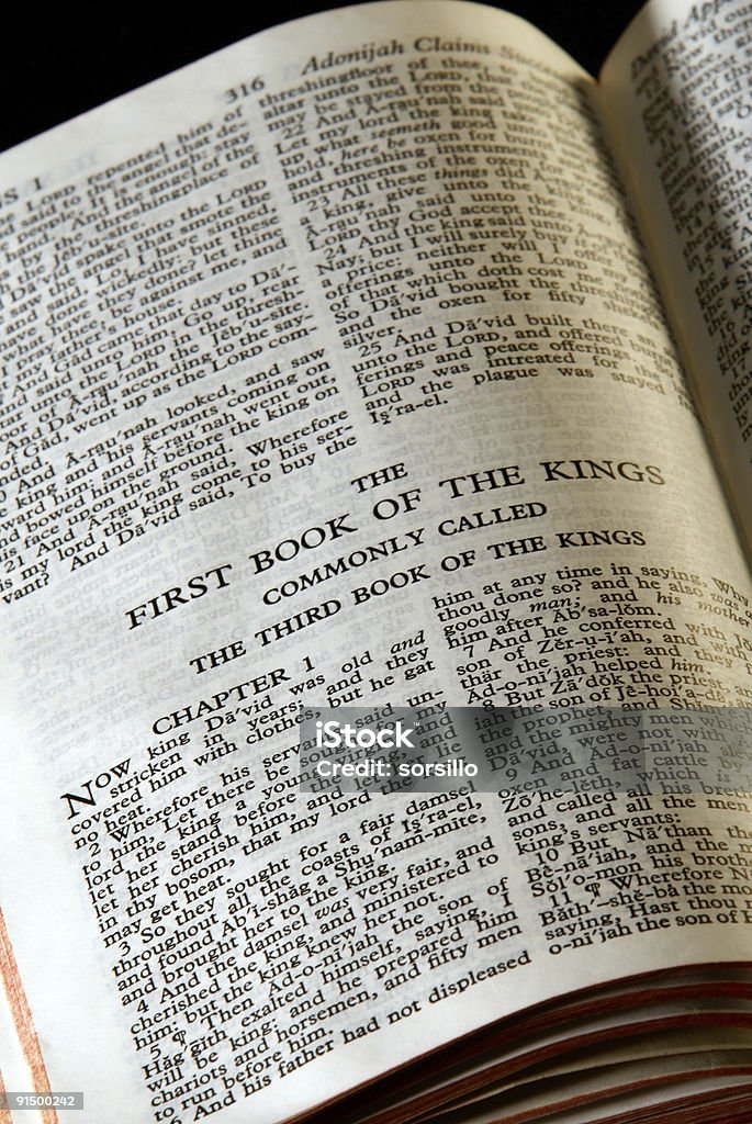 Biblia serii King III - Zbiór zdjęć royalty-free (Antyczny)