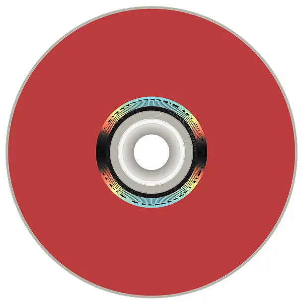 Vector illustration of Realistic  DVD