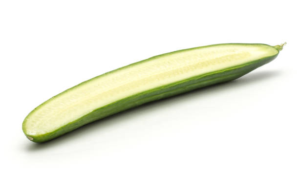 istock Hothouse cucumber isolated on white 915010620