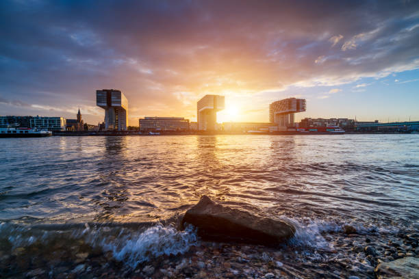 Cologne Rheinauhafen in Germany