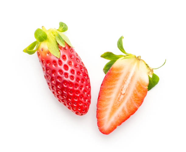 istock Fresh Strawberry isolated on white 915044724