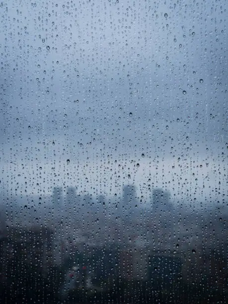 Photo of Barcelona in the rain