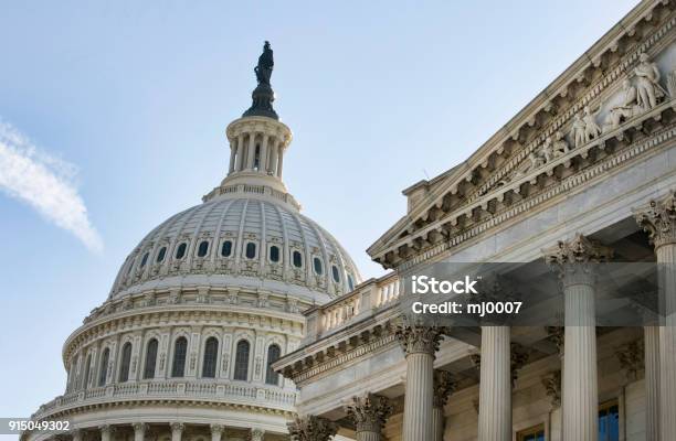 American Capital Building Stock Photo - Download Image Now - Government, Election, Politics