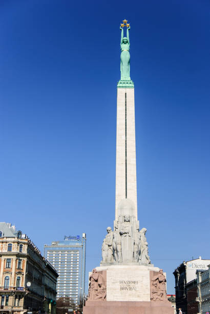 istock Freedom Memorial, Riga, Latvia 915052542