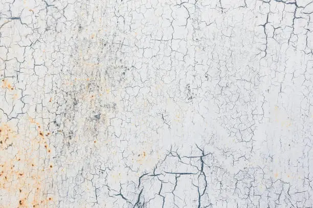 Photo of White Grunge Metal Background Texture