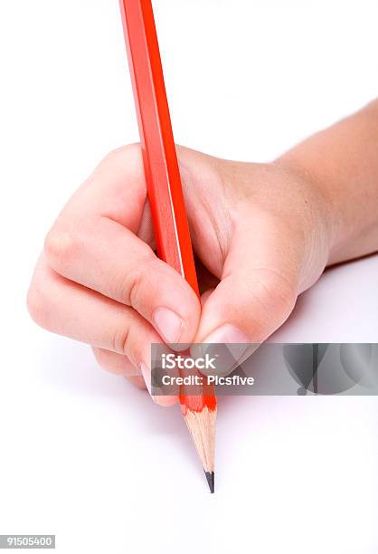 Child Writing New Stock Photo - Download Image Now - Activity, Child, Children Only