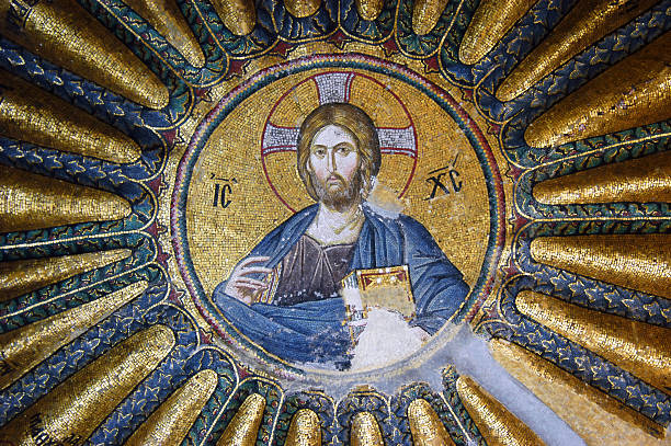 istock Mosaic of Jesus Christ 91505407