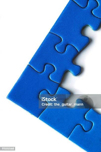 Peças Dopuzzle - Fotografias de stock e mais imagens de Ângulo Reto - Ângulo Reto, Pedaço de Quebra-cabeça, Abstrato