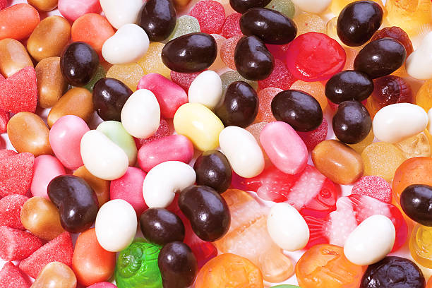 istock Photo of big collection colored candies 91505657