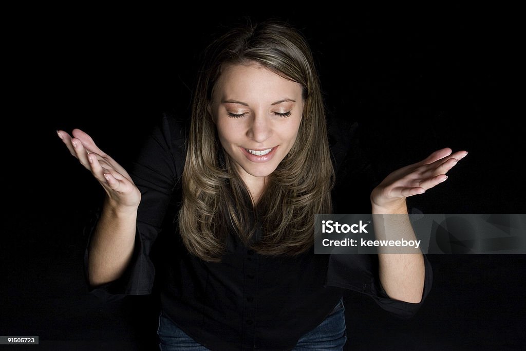 Woman worshipping  Praying Stock Photo