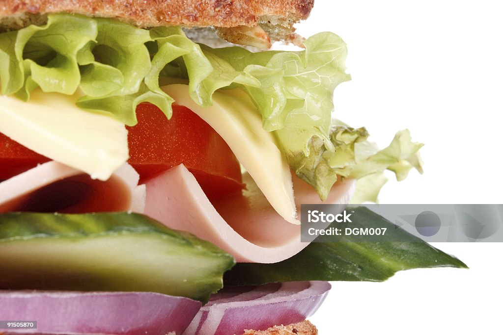 sandwich al prosciutto - Foto stock royalty-free di Alimentazione sana