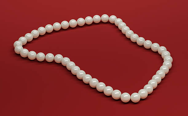 Pearl Necklace stock photo