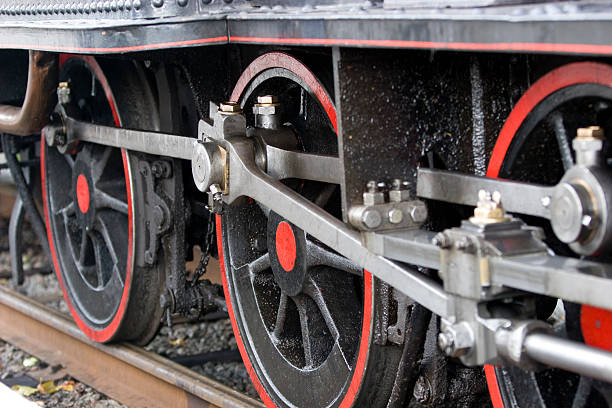 Steam Engine Detail stock photo