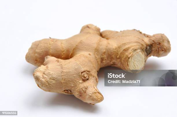 Closeup Of Ginger Also Known As Zingiber Stock Photo - Download Image Now - Ginger - Spice, White Background, Chinese Culture