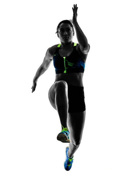 istock african runner running sprinter sprinting woman isolated white b 915066954